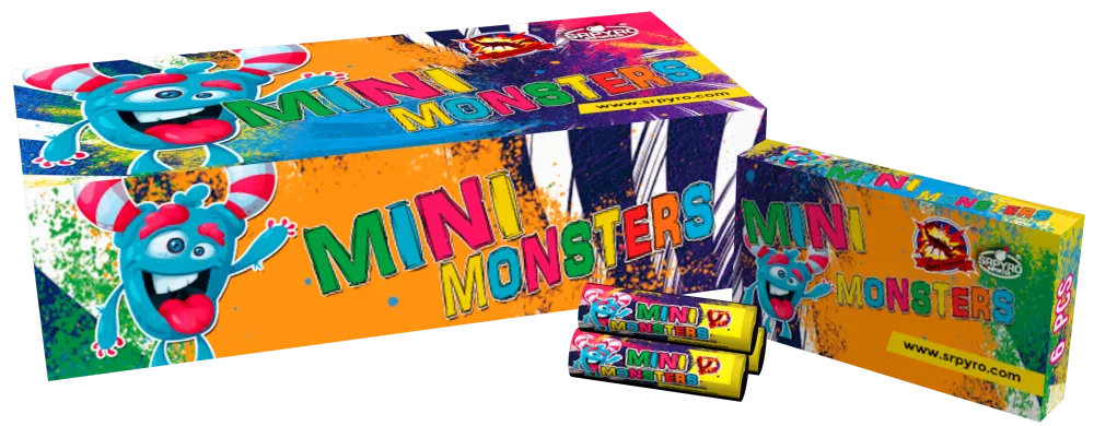 Dtsk pyrotechnika Mini Monsters 6 ks/bal