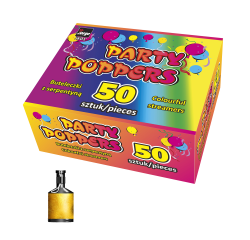 Party popper konfety mix barev 50ks/bal