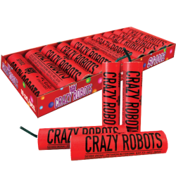 Petardy Crazy Robots Black 10ks/bal