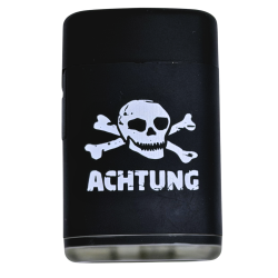 Zapalova� Achtung Lebka plastov� �ern� 1 ks