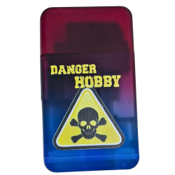 Zapalova� Danger Hobby  pr�hledn� modro-bordov� 1 ks