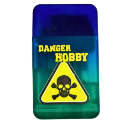 Zapalova� Danger Hobby pr�hledn� zeleno-modr� 1 ks